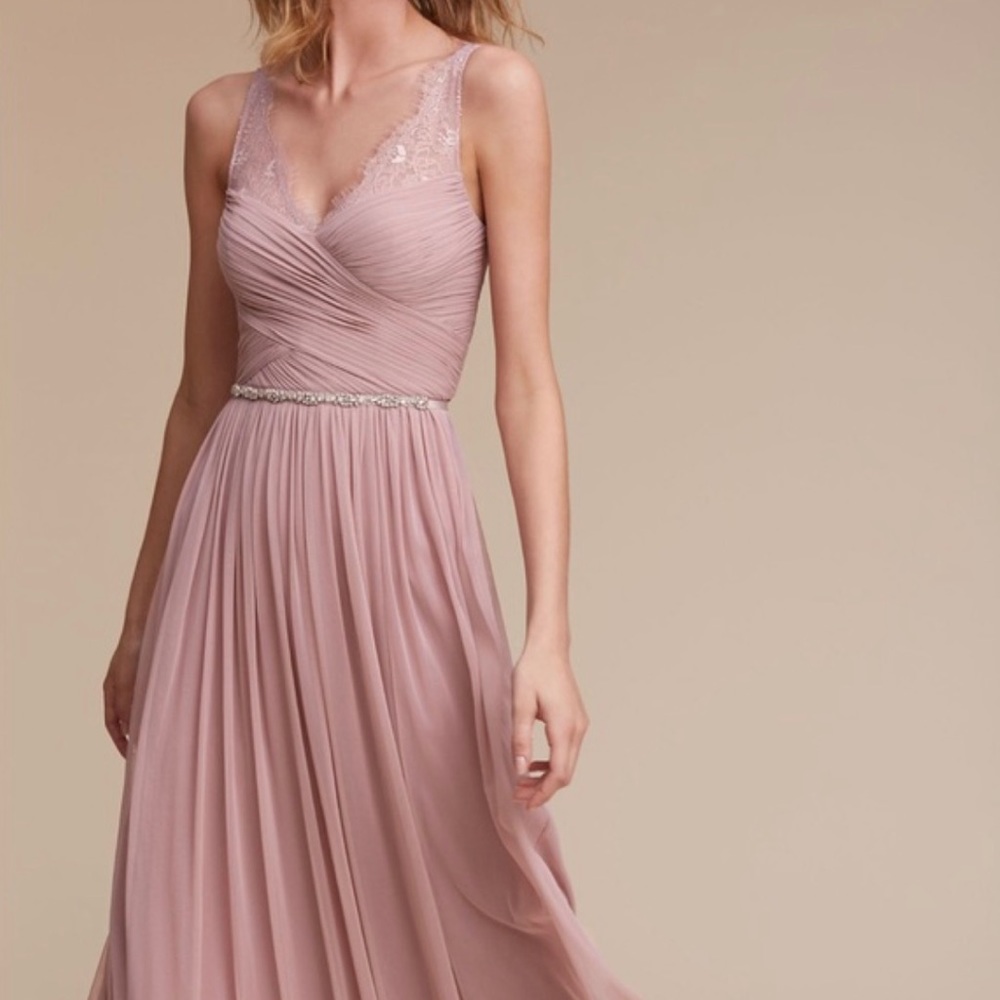 BHLDN Fleur Dress Sanstone